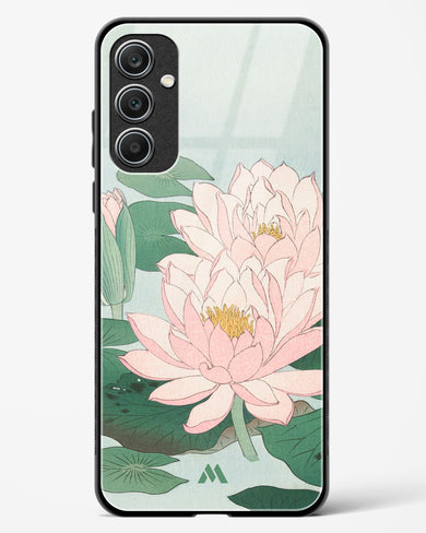 Water Lily [Ohara Koson] Glass Case Phone Cover (Samsung)