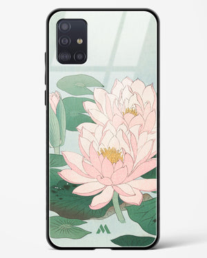 Water Lily [Ohara Koson] Glass Case Phone Cover (Samsung)