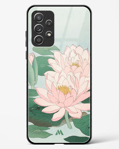 Water Lily [Ohara Koson] Glass Case Phone Cover (Samsung)