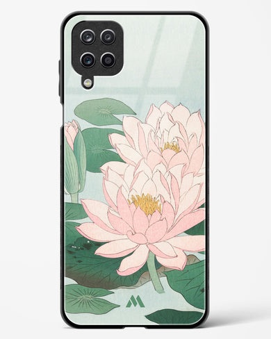 Water Lily [Ohara Koson] Glass Case Phone Cover (Samsung)