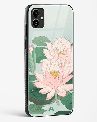 Water Lily [Ohara Koson] Glass Case Phone Cover-(Samsung)