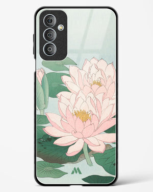Water Lily [Ohara Koson] Glass Case Phone Cover (Samsung)