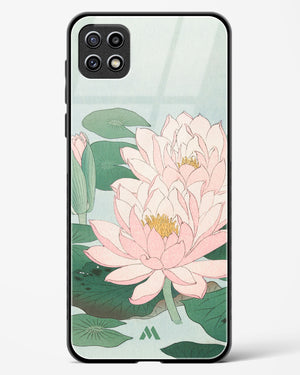 Water Lily [Ohara Koson] Glass Case Phone Cover (Samsung)