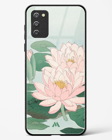 Water Lily [Ohara Koson] Glass Case Phone Cover (Samsung)