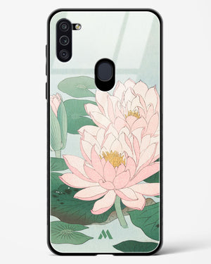 Water Lily [Ohara Koson] Glass Case Phone Cover (Samsung)