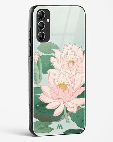 Water Lily [Ohara Koson] Glass Case Phone Cover-(Samsung)