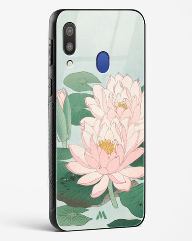 Water Lily [Ohara Koson] Glass Case Phone Cover (Samsung)
