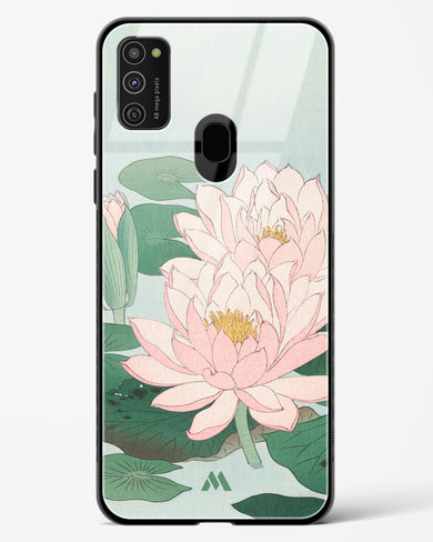 Water Lily [Ohara Koson] Glass Case Phone Cover (Samsung)