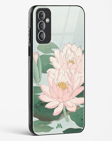 Water Lily [Ohara Koson] Glass Case Phone Cover (Samsung)