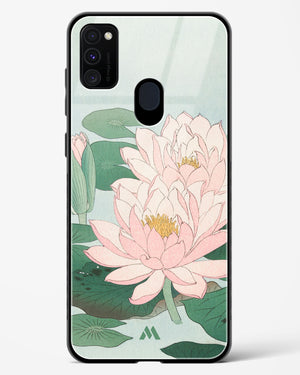 Water Lily [Ohara Koson] Glass Case Phone Cover (Samsung)