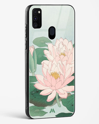 Water Lily [Ohara Koson] Glass Case Phone Cover (Samsung)