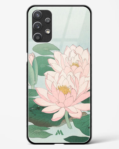 Water Lily [Ohara Koson] Glass Case Phone Cover (Samsung)