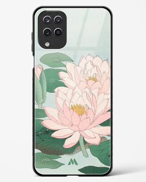 Water Lily [Ohara Koson] Glass Case Phone Cover (Samsung)