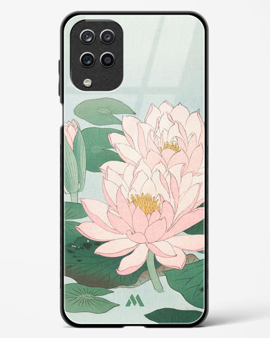 Water Lily [Ohara Koson] Glass Case Phone Cover (Samsung)