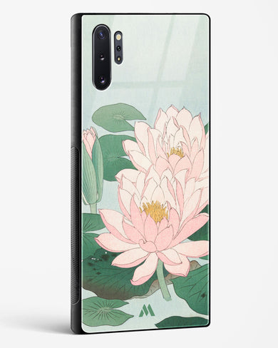 Water Lily [Ohara Koson] Glass Case Phone Cover (Samsung)