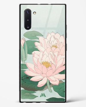 Water Lily [Ohara Koson] Glass Case Phone Cover (Samsung)