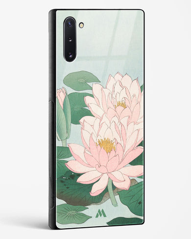 Water Lily [Ohara Koson] Glass Case Phone Cover-(Samsung)