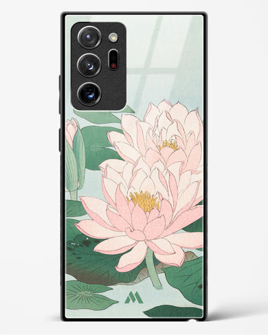 Water Lily [Ohara Koson] Glass Case Phone Cover (Samsung)