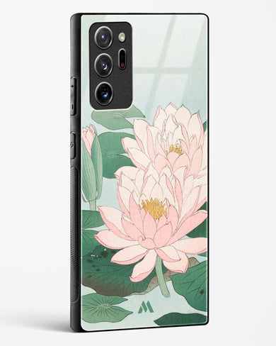 Water Lily [Ohara Koson] Glass Case Phone Cover (Samsung)