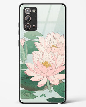 Water Lily [Ohara Koson] Glass Case Phone Cover (Samsung)