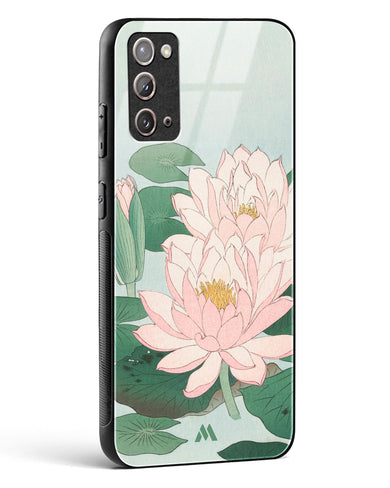Water Lily [Ohara Koson] Glass Case Phone Cover (Samsung)