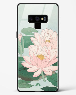Water Lily [Ohara Koson] Glass Case Phone Cover (Samsung)