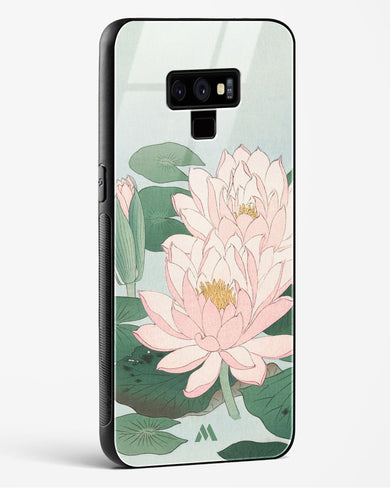 Water Lily [Ohara Koson] Glass Case Phone Cover (Samsung)