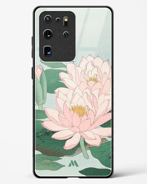 Water Lily [Ohara Koson] Glass Case Phone Cover (Samsung)