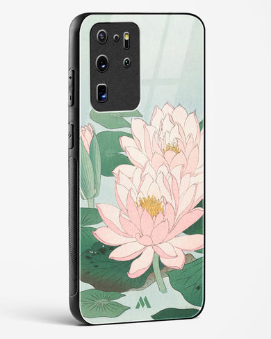 Water Lily [Ohara Koson] Glass Case Phone Cover-(Samsung)