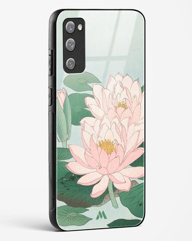 Water Lily [Ohara Koson] Glass Case Phone Cover (Samsung)