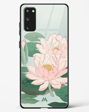 Water Lily [Ohara Koson] Glass Case Phone Cover-(Samsung)