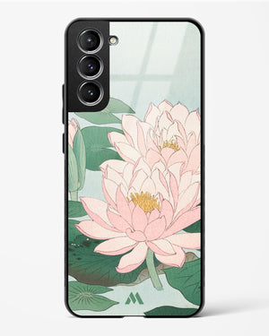 Water Lily [Ohara Koson] Glass Case Phone Cover (Samsung)