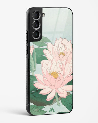 Water Lily [Ohara Koson] Glass Case Phone Cover (Samsung)