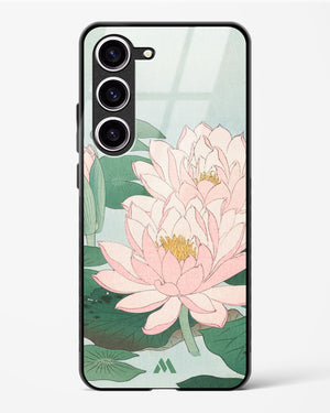 Water Lily [Ohara Koson] Glass Case Phone Cover (Samsung)
