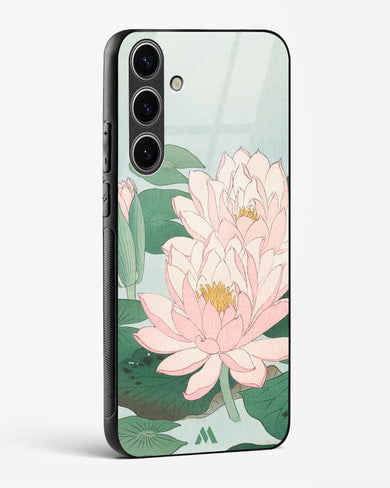 Water Lily [Ohara Koson] Glass Case Phone Cover (Samsung)