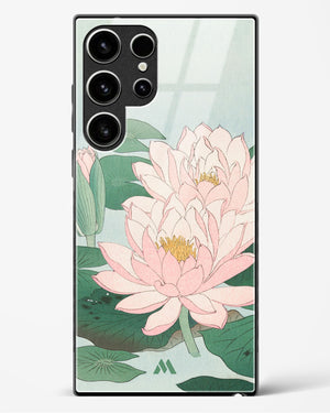 Water Lily [Ohara Koson] Glass Case Phone Cover (Samsung)