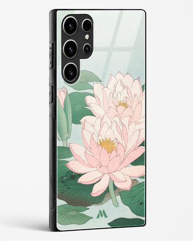 Water Lily [Ohara Koson] Glass Case Phone Cover (Samsung)