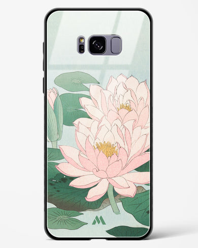 Water Lily [Ohara Koson] Glass Case Phone Cover (Samsung)