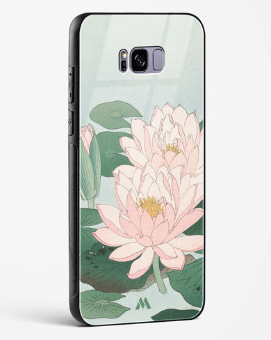 Water Lily [Ohara Koson] Glass Case Phone Cover (Samsung)