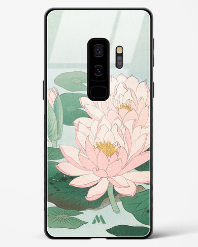 Water Lily [Ohara Koson] Glass Case Phone Cover-(Samsung)