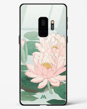 Water Lily [Ohara Koson] Glass Case Phone Cover (Samsung)
