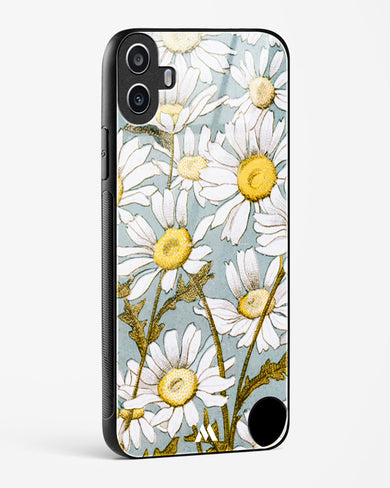 Daisy Flowers [L Prang & Co] Glass Case Phone Cover (Nothing)