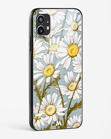 Daisy Flowers [L Prang & Co] Glass Case Phone Cover (Nothing)