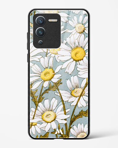 Daisy Flowers [L Prang & Co] Glass Case Phone Cover-(Vivo)