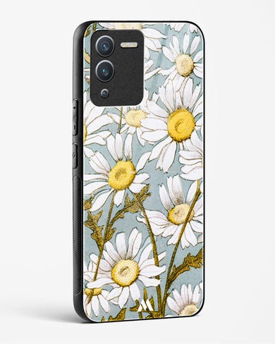 Daisy Flowers [L Prang & Co] Glass Case Phone Cover-(Vivo)