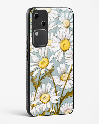 Daisy Flowers [L Prang & Co] Glass Case Phone Cover (Vivo)