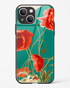 Vintage Poppy Field Glass Case Phone Cover (Apple)