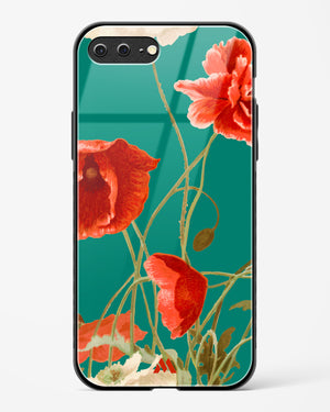 Vintage Poppy Field Glass Case Phone Cover (Apple)