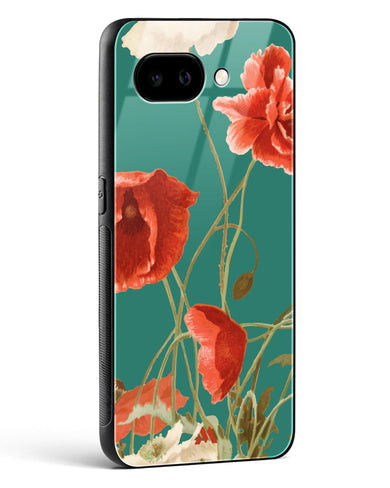 Vintage Poppy Field Glass Case Phone Cover (Google)
