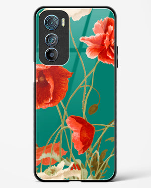 Vintage Poppy Field Glass Case Phone Cover (Motorola)